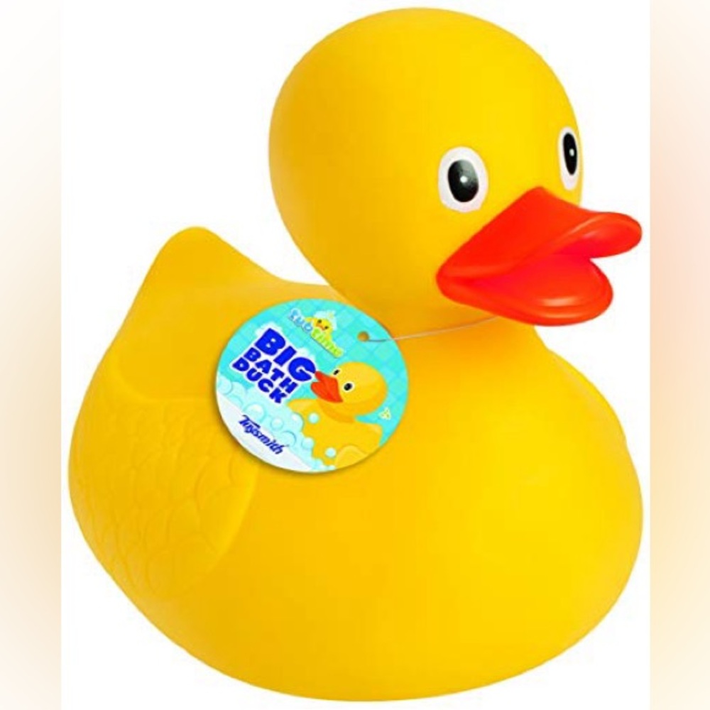 Back in stock and now only one left! Giant Bath/Pool Rubber Duck 10” x 8.5”